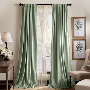 Martha Stewart Lucca Velvet Blackout curtains